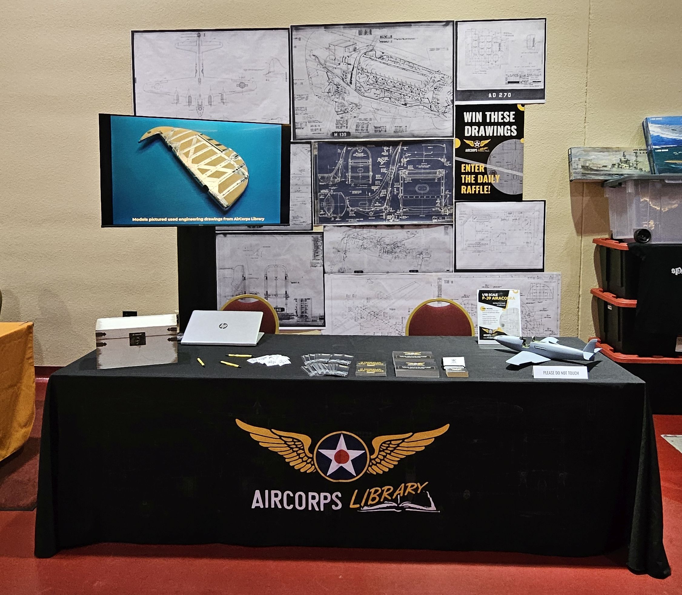 AirCorps Library NATS booth