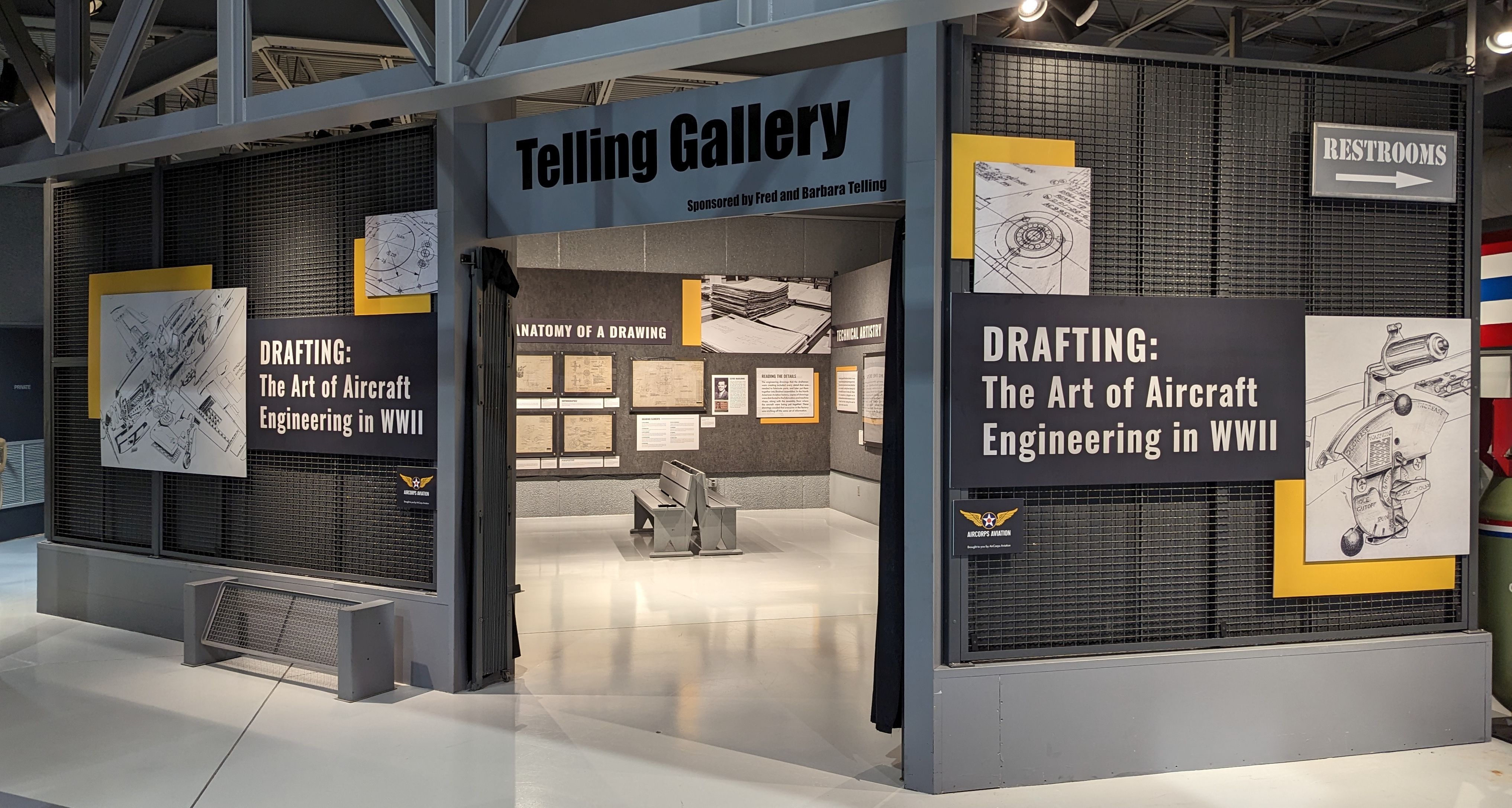 The finished exhibit will be on display at the EAA Museum until September of 2025.